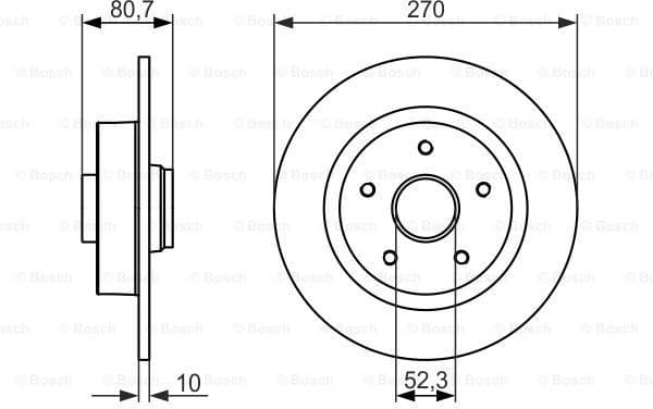 Brake Disc 0986479607 - image 2
