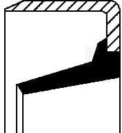 Shaft Seal, differential 01032654B