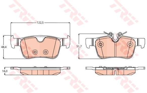 Brake Pad Set, disc brake GDB2168