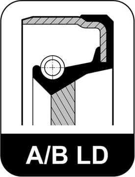 Seal crankshaft rear 287.300