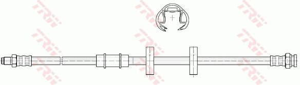 Brake Hose PHB327 - image 2