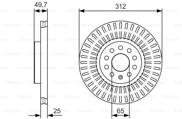 Brake Disc 0986479C29 - image 5