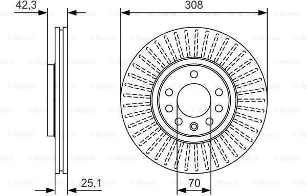 Brake Disc 0986479W59