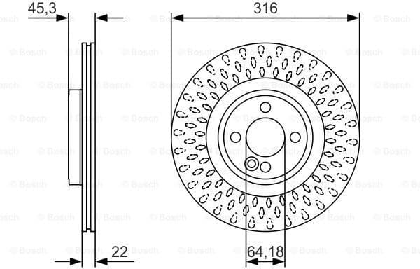 Brake Disc 0986479A07 - image 2