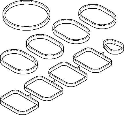 Gasket Set, intake manifold 689.940