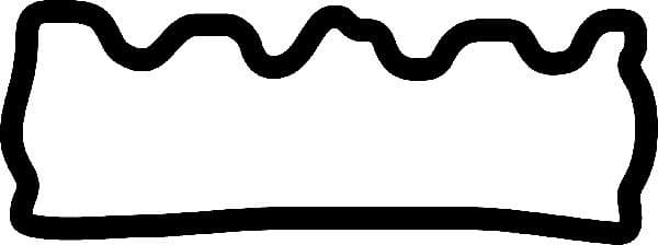 Gasket, cylinder head cover 026100P