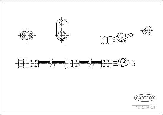 Brake Hose 19032601