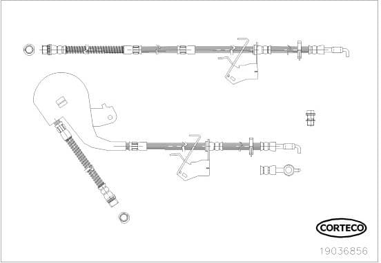 Brake Hose 19036856