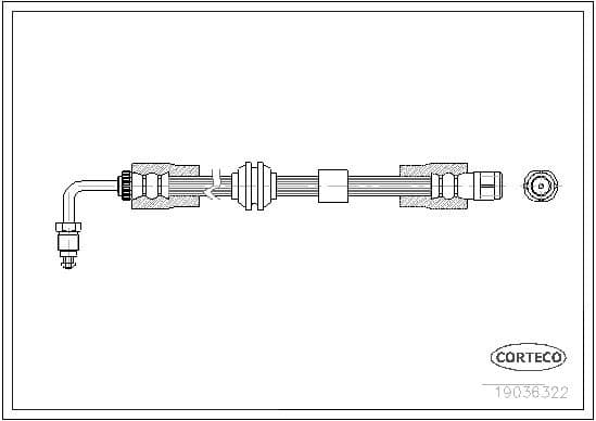 Brake Hose 19036322