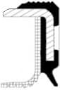 Shaft Seal, camshaft 19036653B