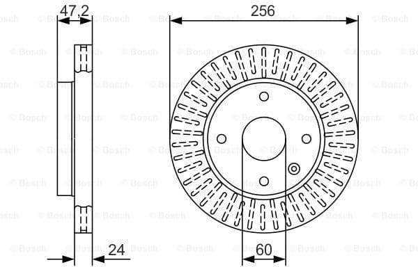 Brake Disc 0986479A54 - image 5