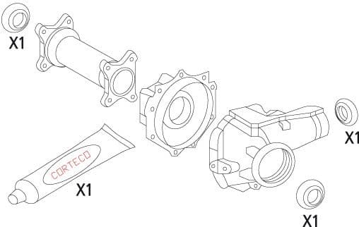 Gasket Set, differential 19536186