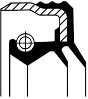 Shaft Seal, wheel hub 12033886B