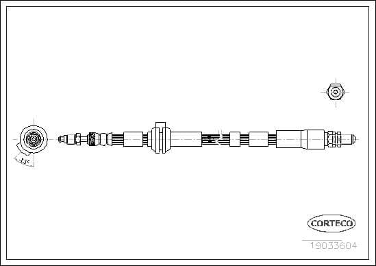 Brake Hose 19033604