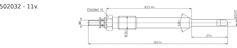 Glow plug ECO 502032