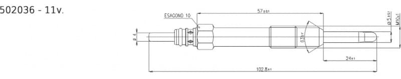 Glow plug ECO 502036