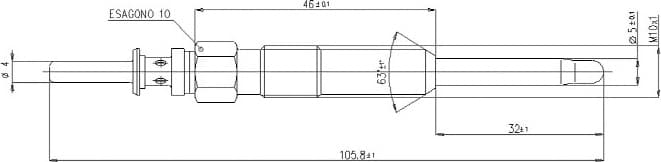 Glow plug ECO 502103