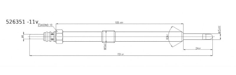 Glow plug ECO 526351