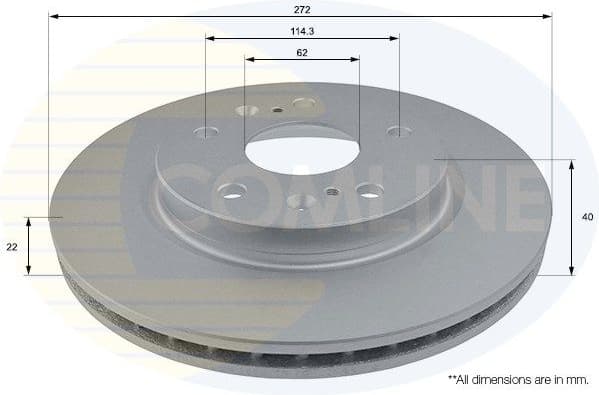 Brake Disc COATED ADC0938V