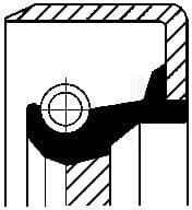 Shaft Seal, automatic transmission 19034646B