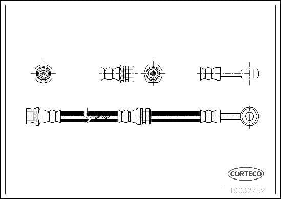 Brake Hose 19032752