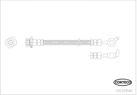 Brake Hose 19036846