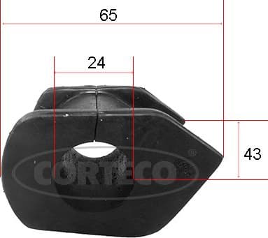 Mounting, stabiliser bar 49371779