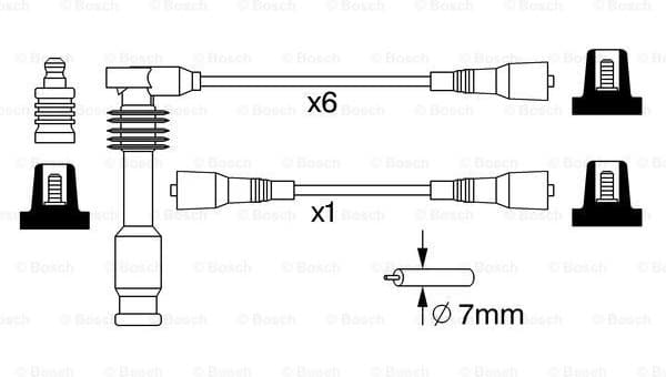 Ignition Cable Kit 0986357276 - image 5