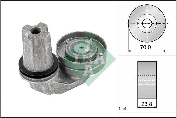 Belt Tensioner, V-ribbed belt 534063510