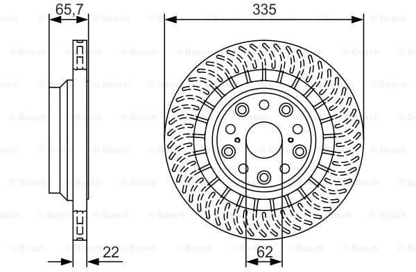 Brake Disc 0986479T35