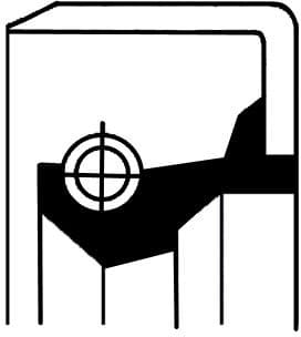 Seal differential-shaft 190 35144B