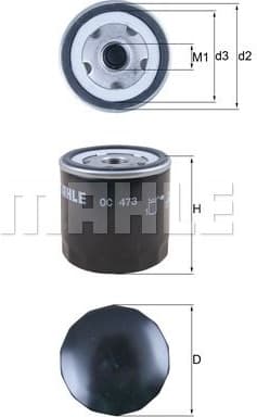 Oil Filter OC473