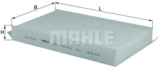 Filter, cabin air LA97