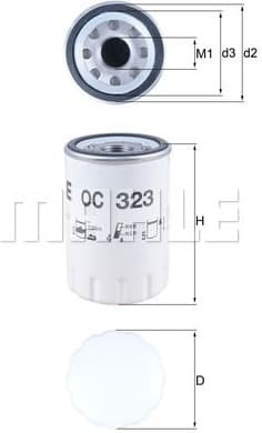 Oil Filter OC323 - image 2