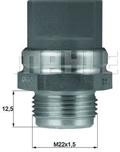 Temperature Switch, radiator fan BEHR TSW9D