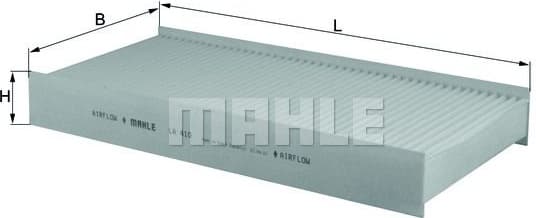 Filter, cabin air LA410