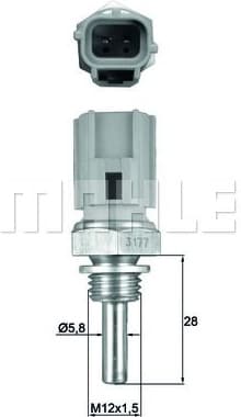 Sensor, coolant temperature BEHR TSE27