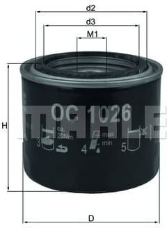 Oil Filter OC1026