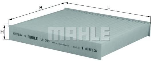 Filter, cabin air LA345