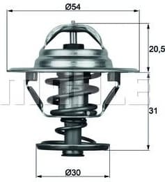 Thermostat, coolant BEHR TX1081D