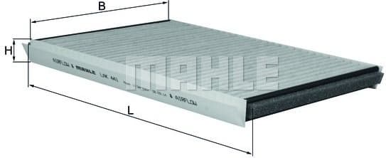 Filter, cabin air LAK441