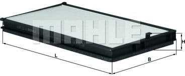 Filter, cabin air LA177