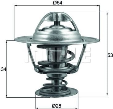 Thermostat, coolant BEHR TX20388D