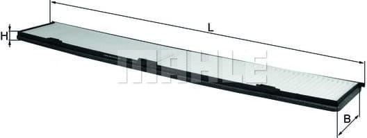 Filter, cabin air LA248