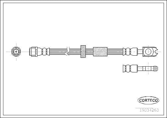 Brake Hose 19034263