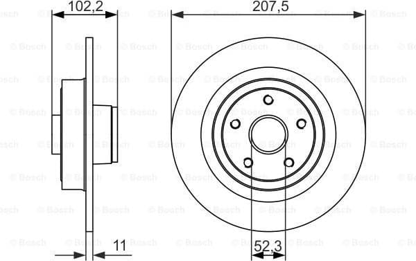 Brake Disc 0986479724 - image 5