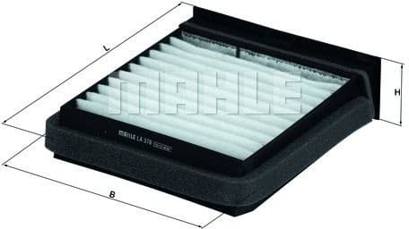 Filter, cabin air LA376