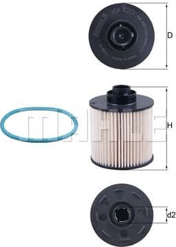 Filter diesel fuel KX420D