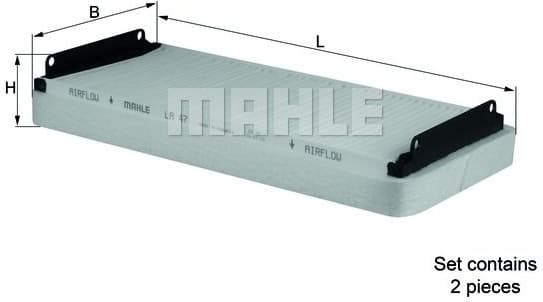 Filter, cabin air LA47/S