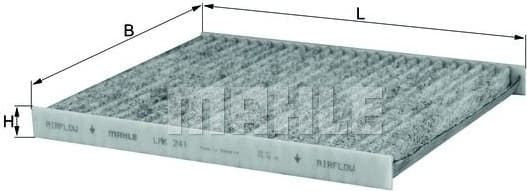 Filter, cabin air LAK241